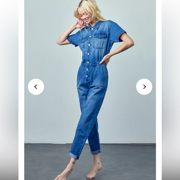 Free people Marci Coverall (light denim ) - Picture 4 of 12